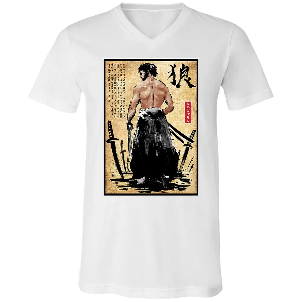Unisex V-Neck T-Shirt - F78XUM95 - White - 5