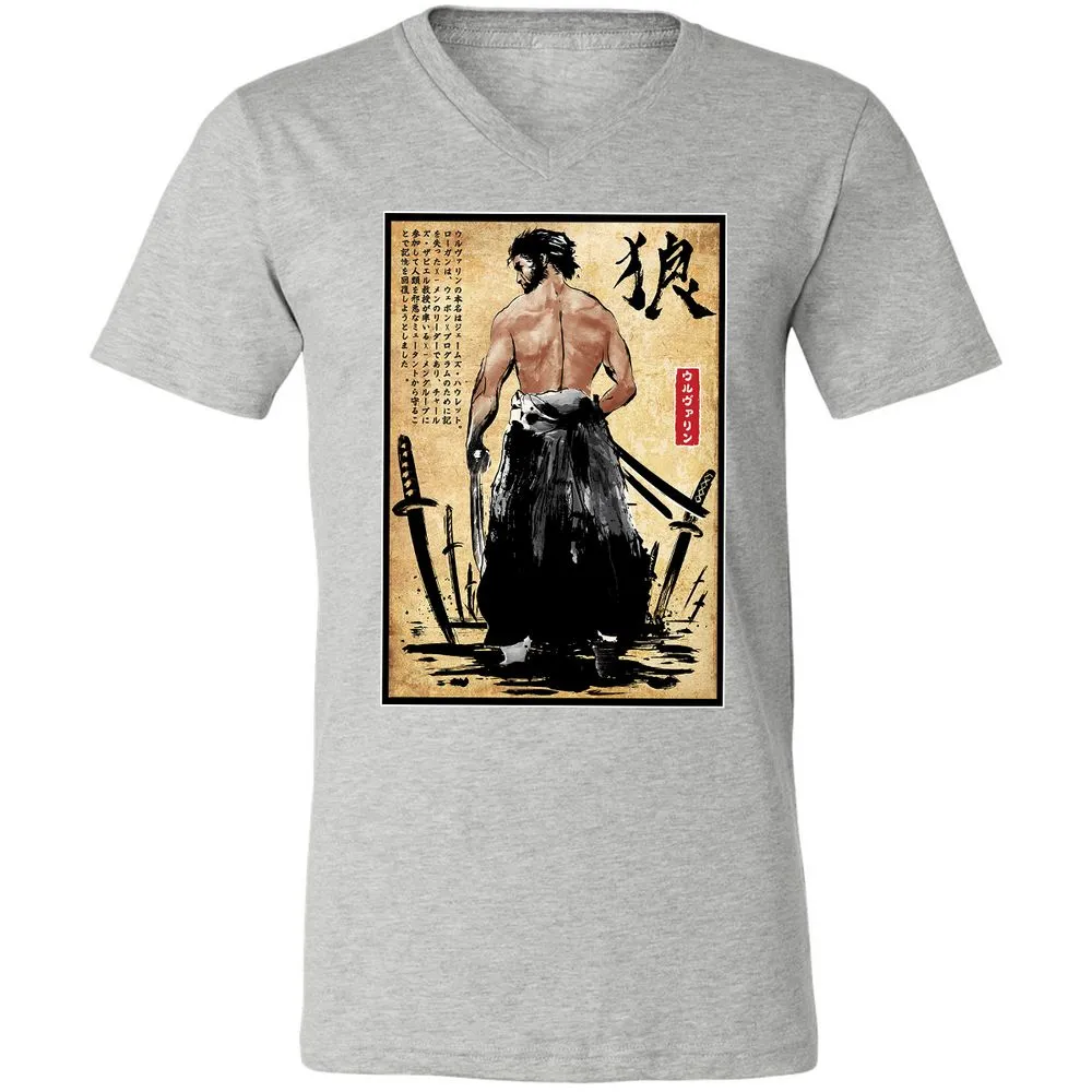 Unisex V-Neck T-Shirt - F78XUM95 - Athletic Heather - 7