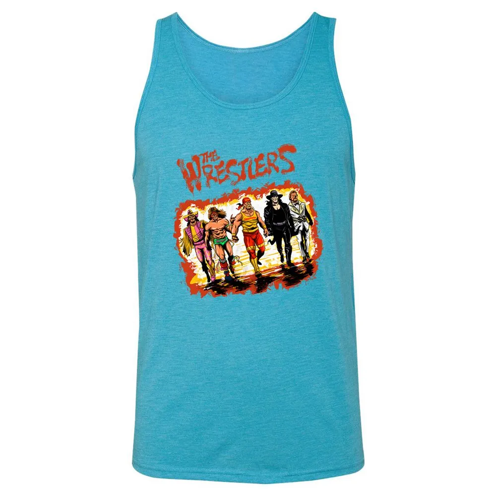 Unisex Jersey Tank - 4M3YA6KA - Aqua Triblend - 3