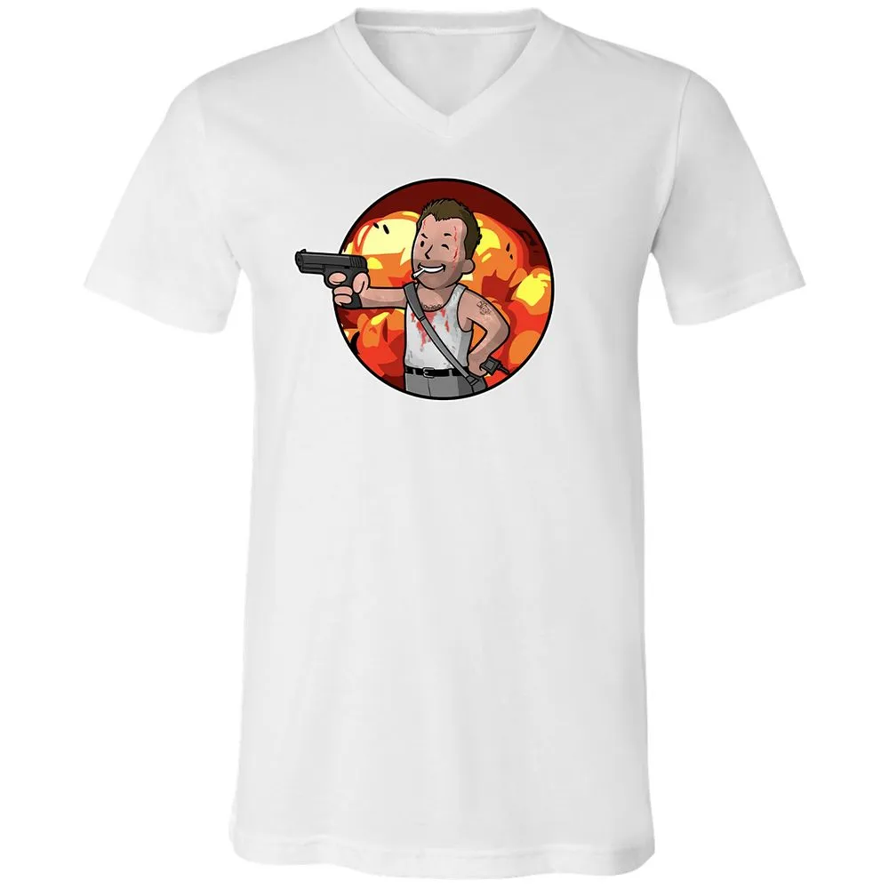 Unisex V-Neck T-Shirt - 2VNH7H7V - White - 5