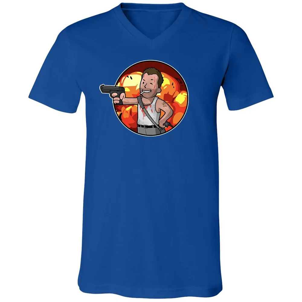 Unisex V-Neck T-Shirt - 2VNH7H7V - True Royal - 4