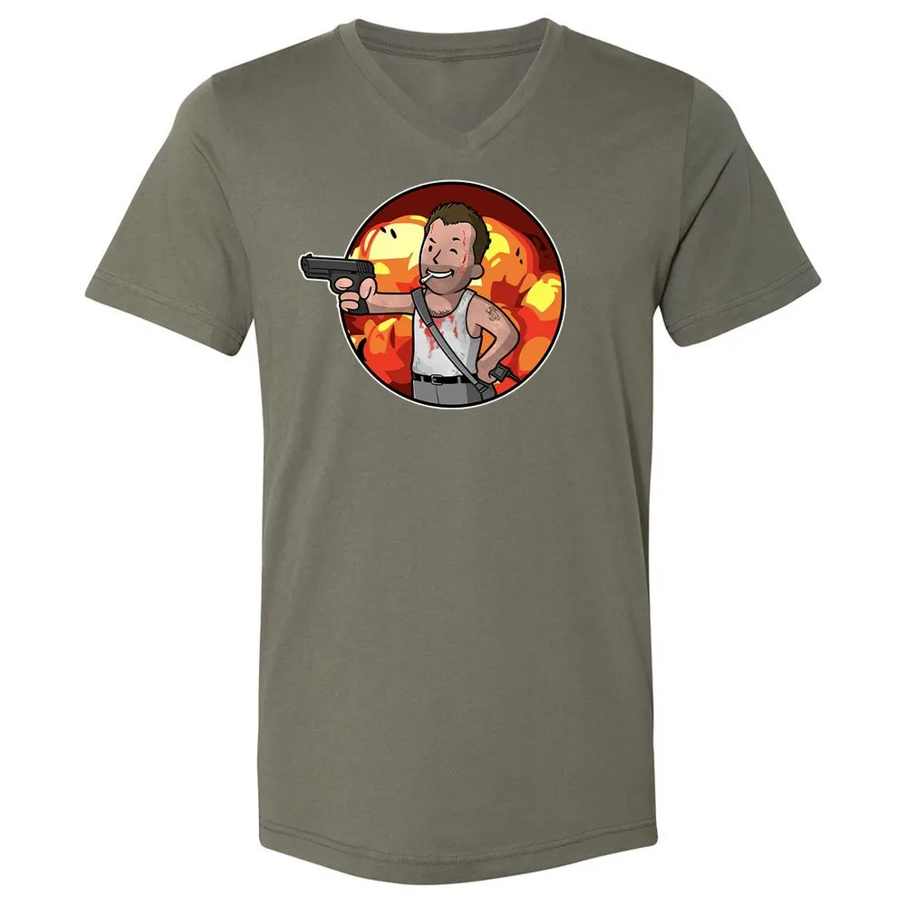 Unisex V-Neck T-Shirt - 2VNH7H7V - Military Green - 10