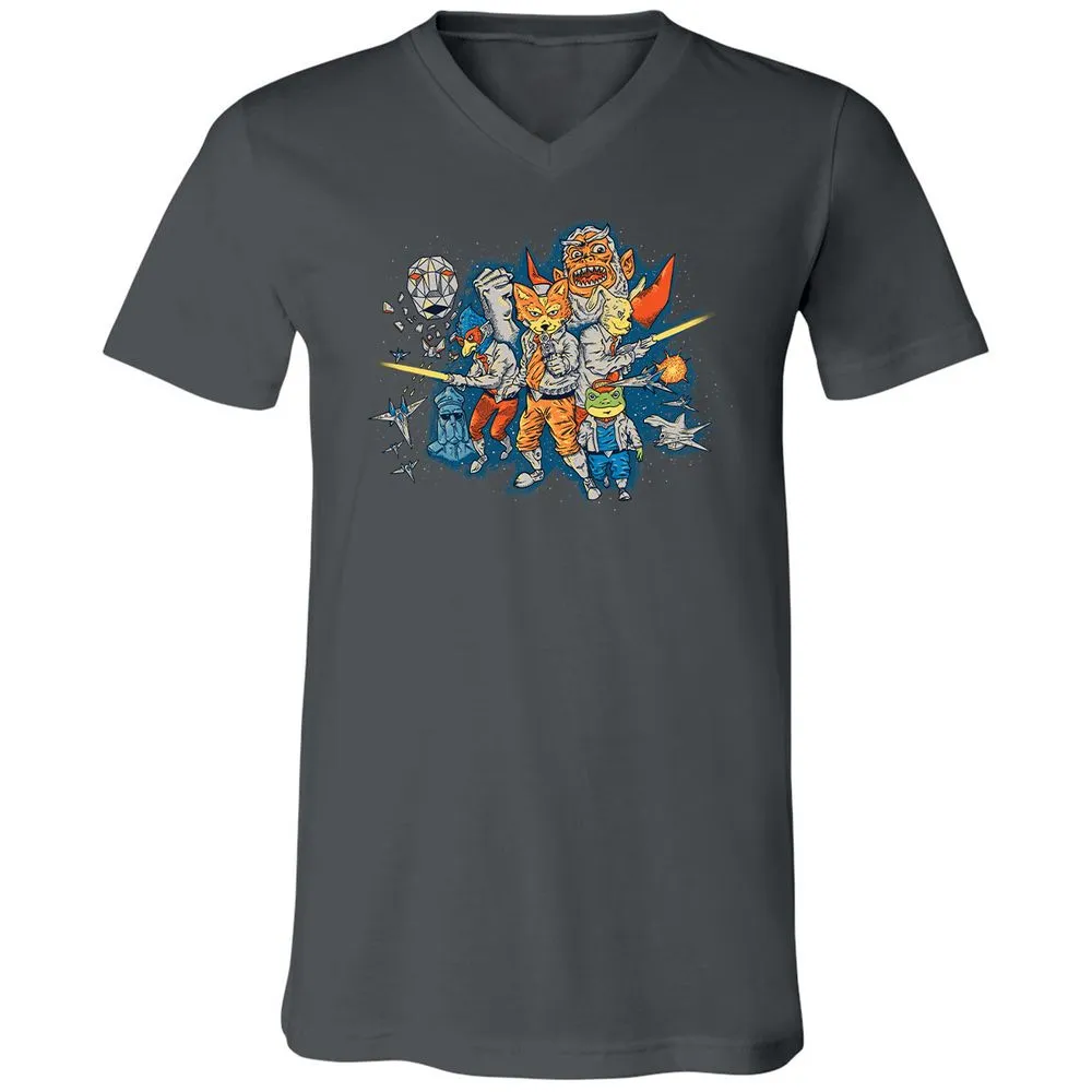 Unisex V-Neck T-Shirt - WGW224UY - Asphalt - 12