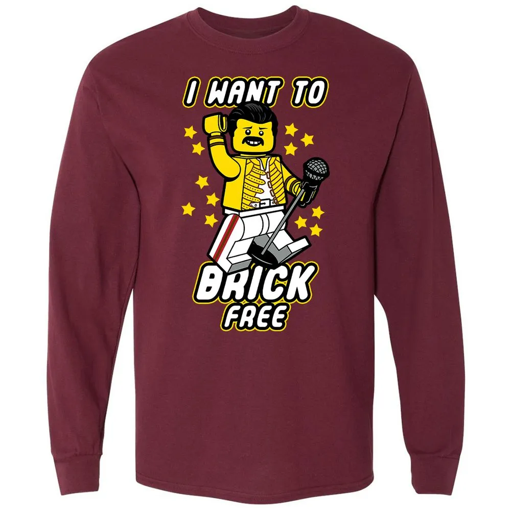 Long Sleeve T-Shirt - WJF8TASY - Maroon - 11