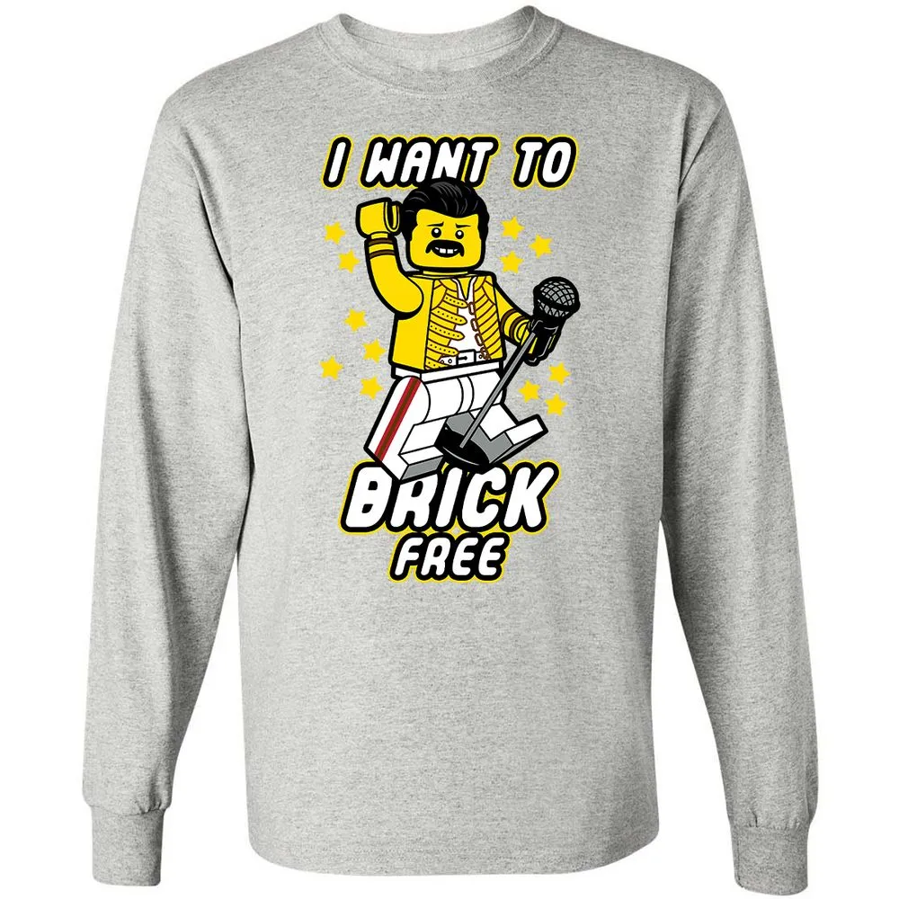 Long Sleeve T-Shirt - WJF8TASY - Ash - 7