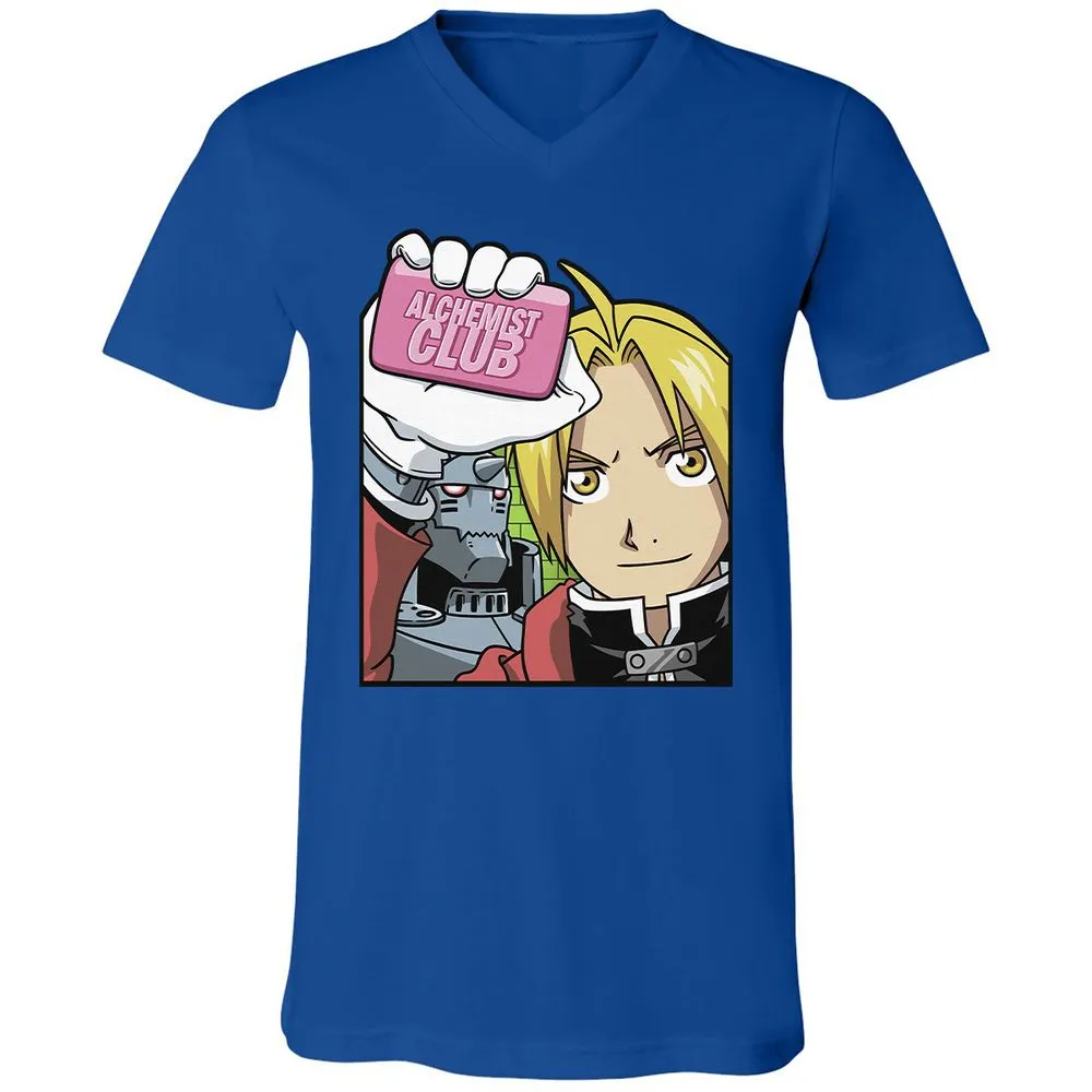 Unisex V-Neck T-Shirt - HPTSQ48R - True Royal - 4