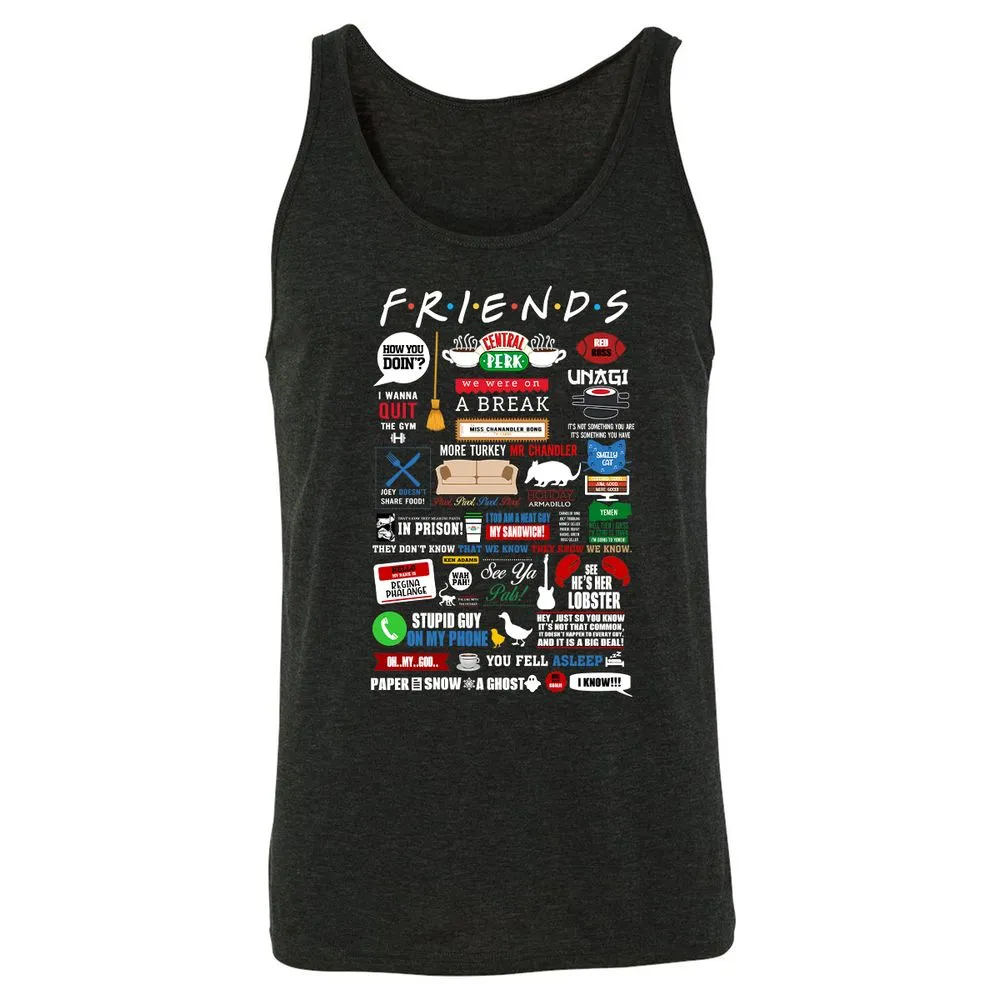 Unisex Jersey Tank - 1M29862G - Charcoal Black Triblend - 5