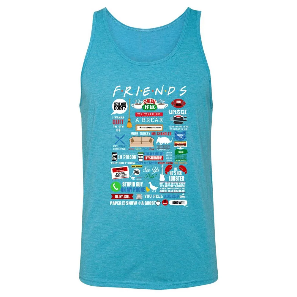 Unisex Jersey Tank - 1M29862G - Aqua Triblend - 3