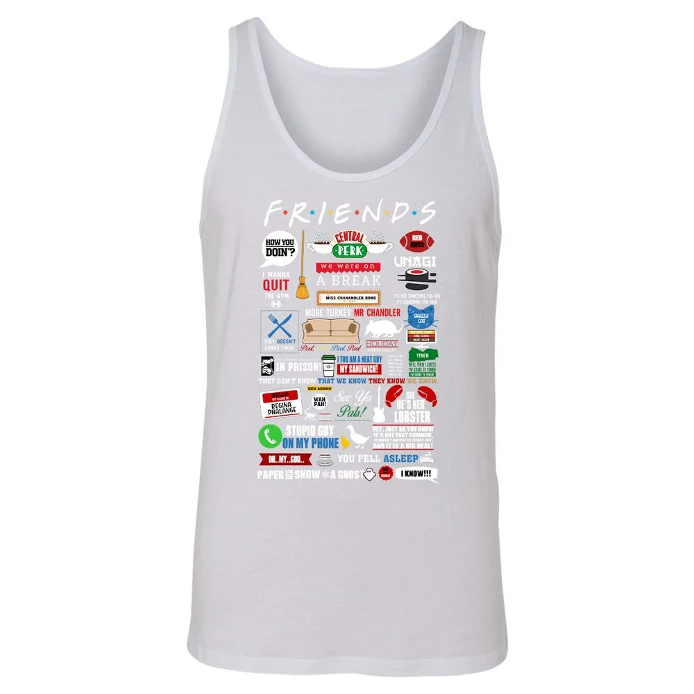 Unisex Jersey Tank - 1M29862G - White - 14