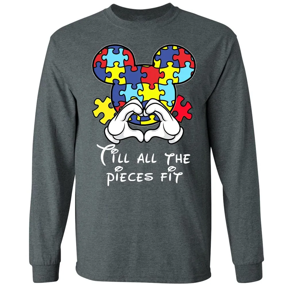 Long Sleeve T-Shirt - 5Y8JC667 - Dark Heather - 15