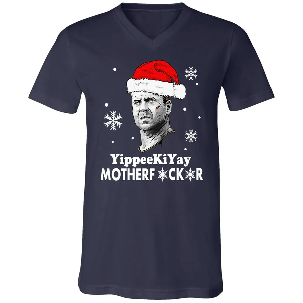 Unisex V-Neck T-Shirt - KFR82TCD - Navy - 2