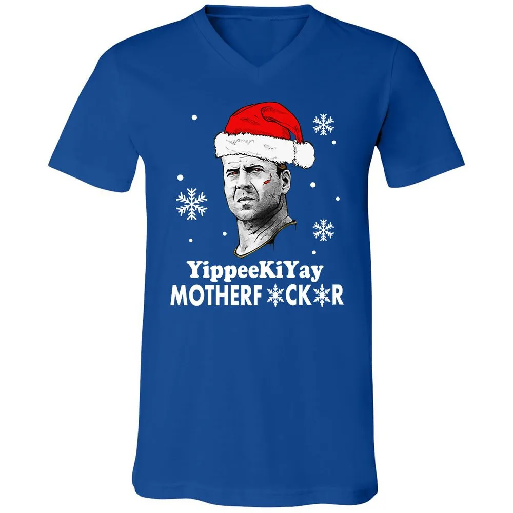 Unisex V-Neck T-Shirt - KFR82TCD - True Royal - 4