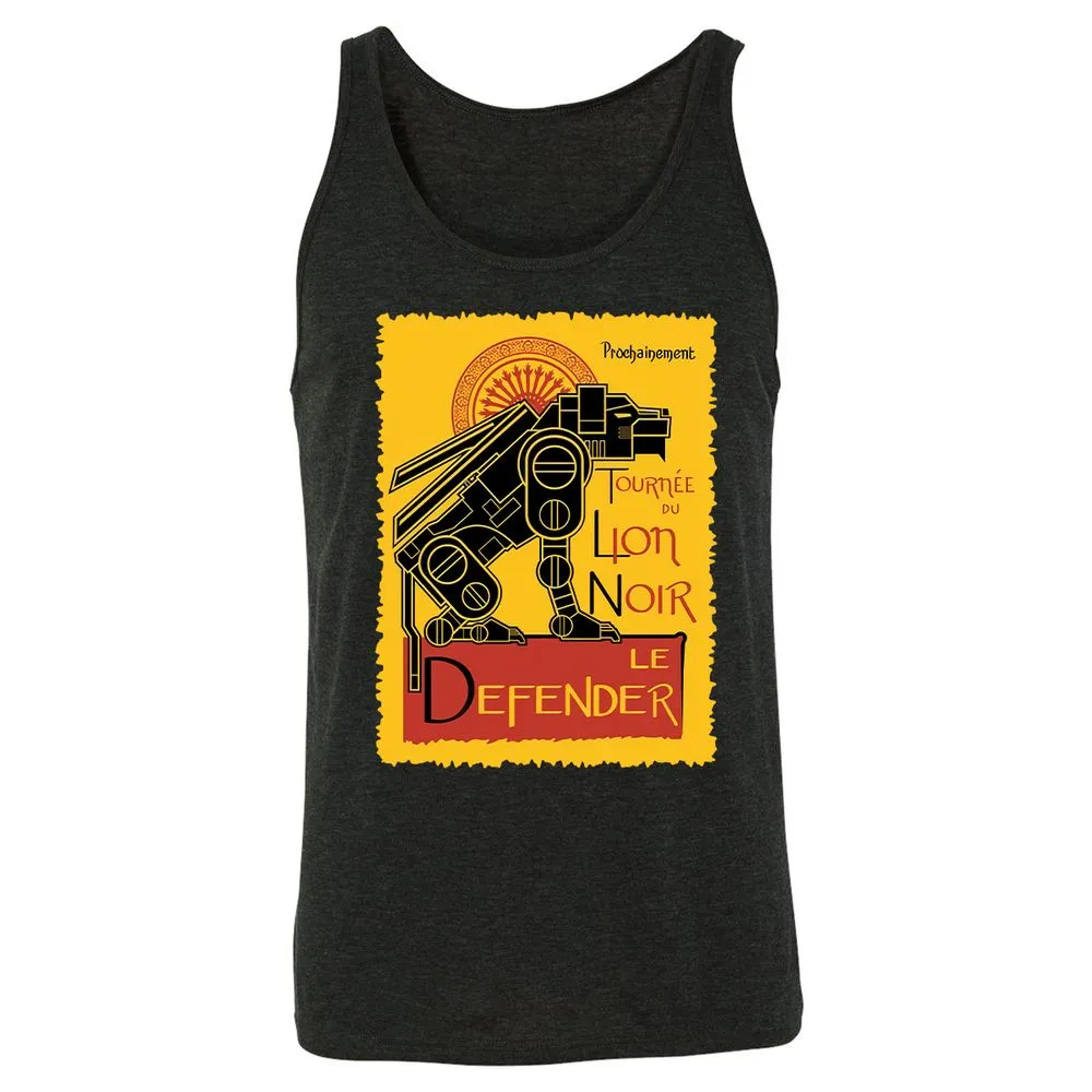 Unisex Jersey Tank - 87E6GNVH - Charcoal Black Triblend - 5