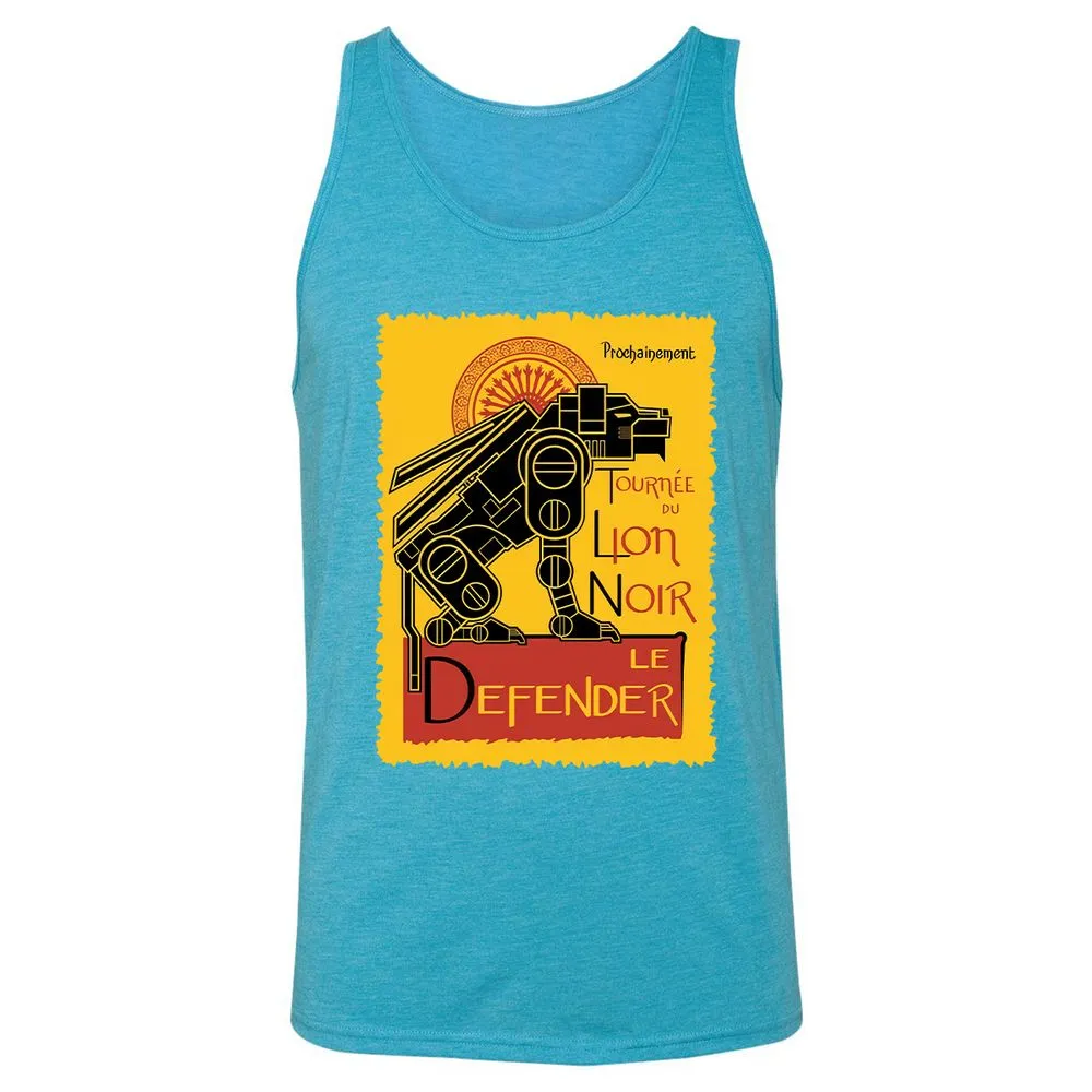 Unisex Jersey Tank - 87E6GNVH - Aqua Triblend - 3