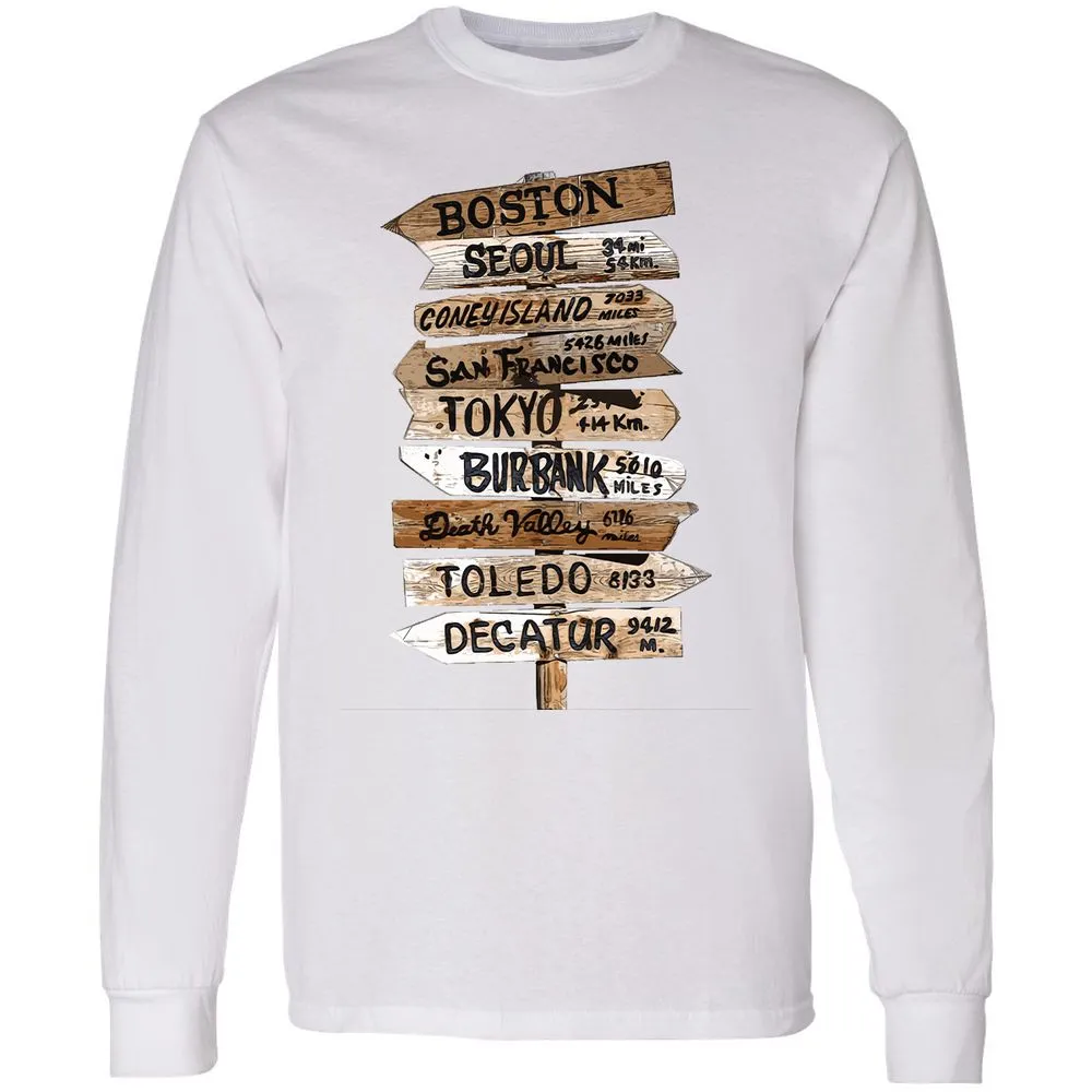 Long Sleeve T-Shirt - X736DFTP - White - 5