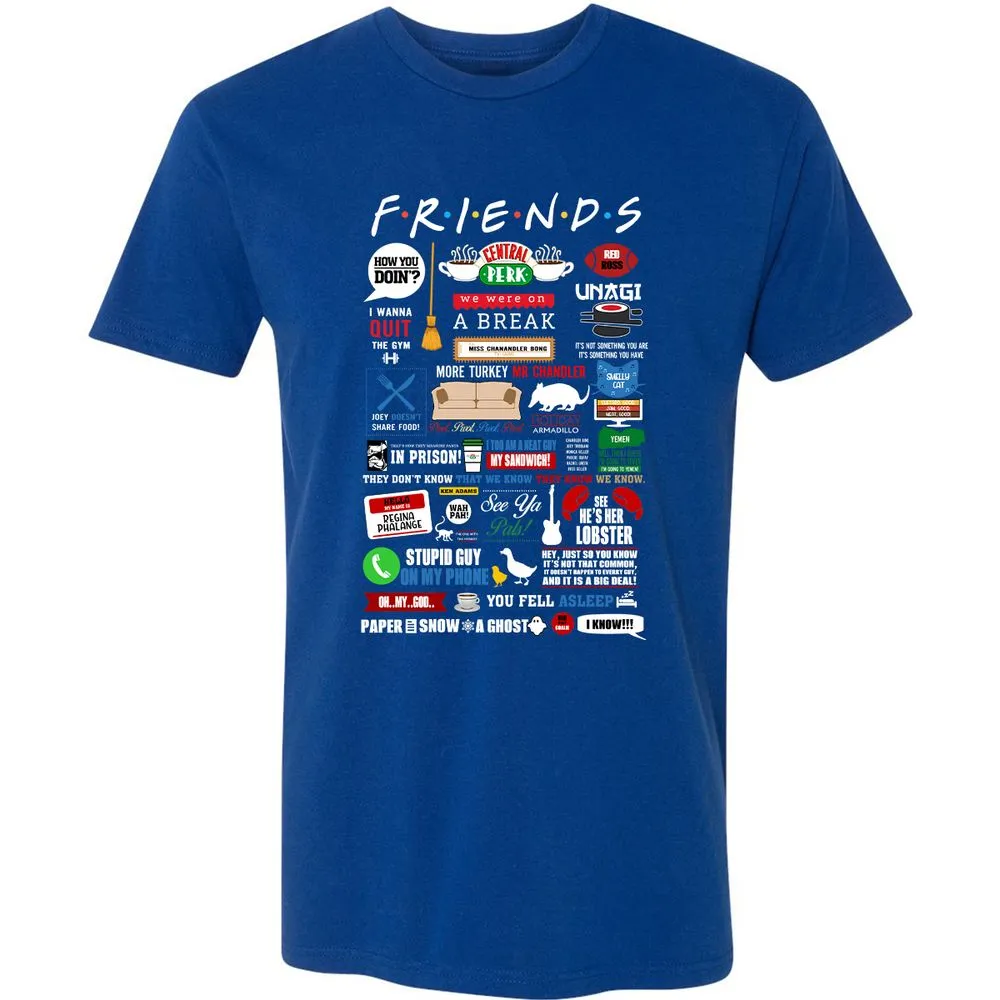 Premium Unisex T-Shirt - 4183WHJ3 - Royal - 10
