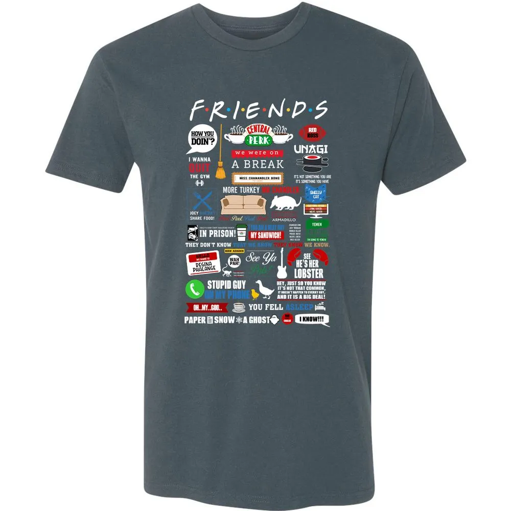 Premium Unisex T-Shirt - 4183WHJ3 - Indigo - 15