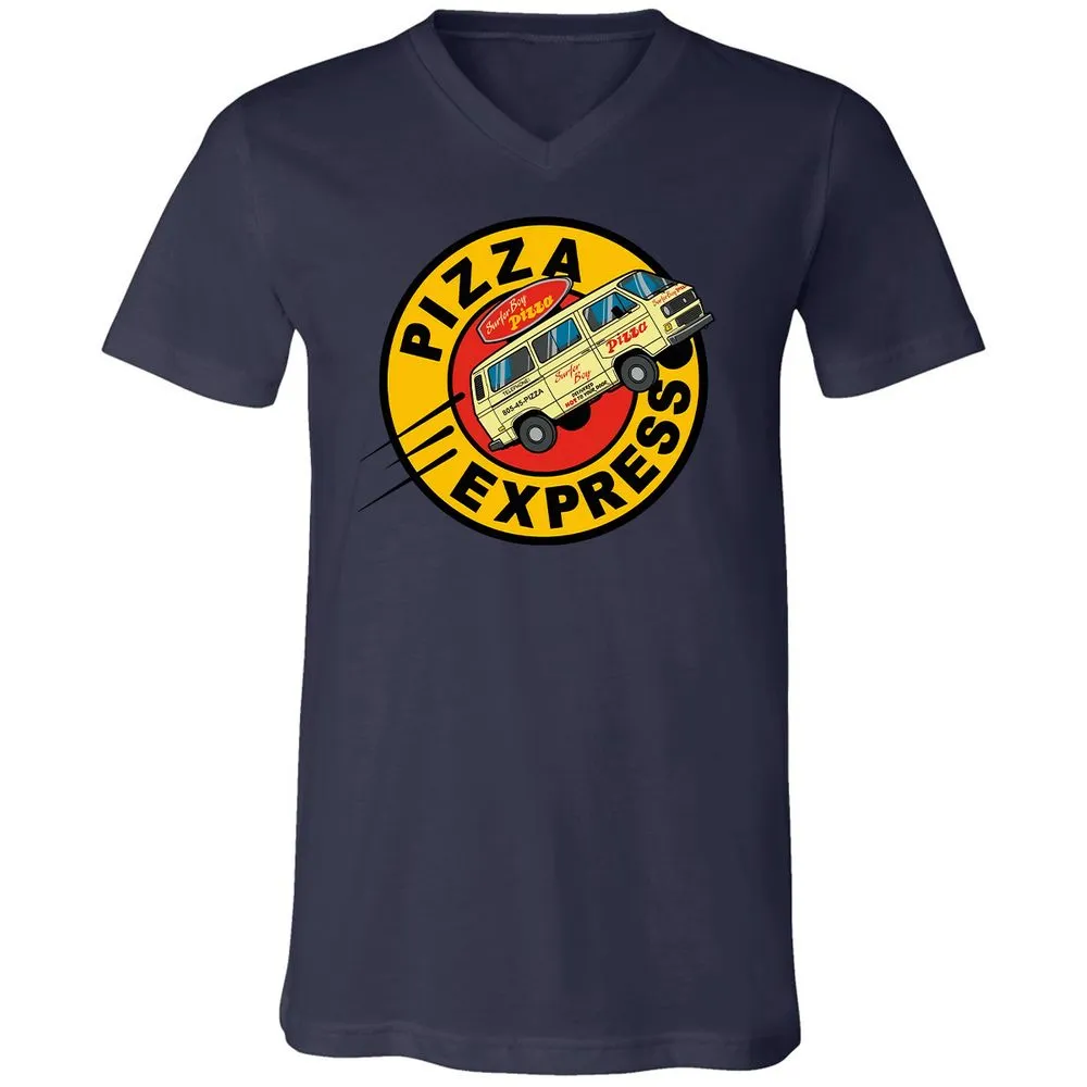 Unisex V-Neck T-Shirt - BYL4VUUR - Navy - 2