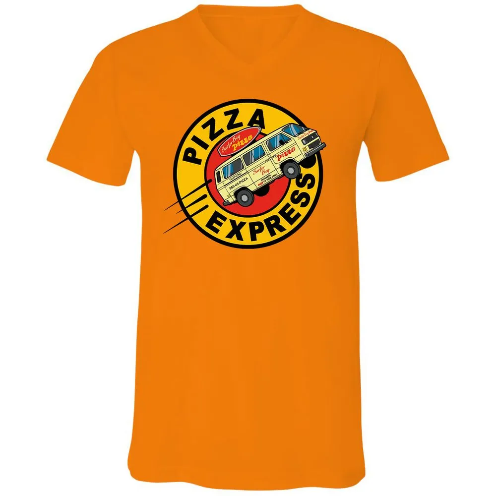 Unisex V-Neck T-Shirt - BYL4VUUR - Orange - 11