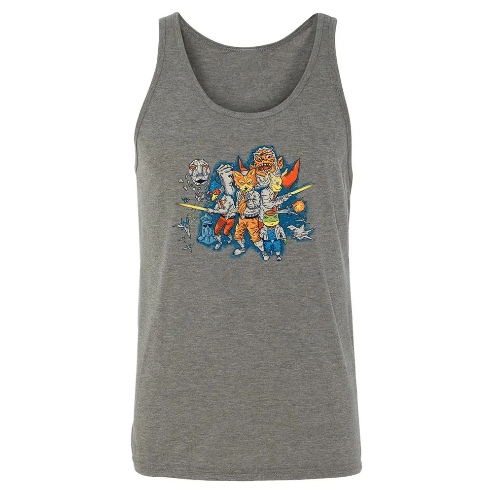 Unisex Jersey Tank - XQ45WR84 - Grey Triblend - 8