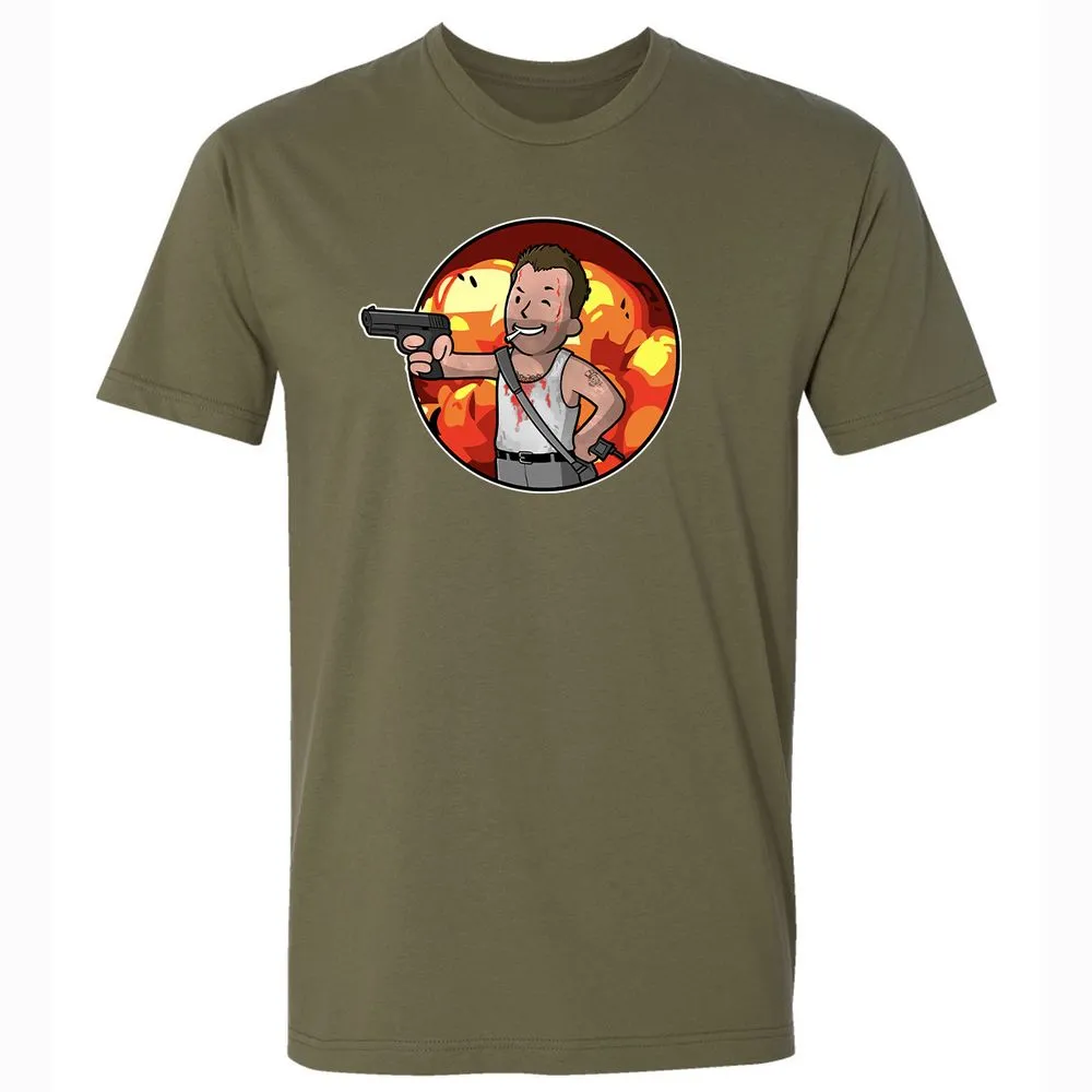 Premium Unisex T-Shirt - 44NURV6C - Military Green - 5