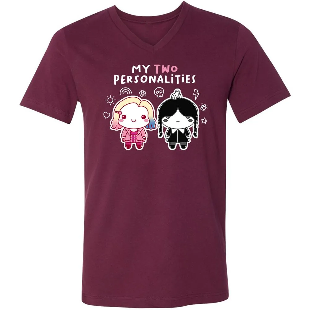 Unisex V-Neck T-Shirt - XV1429LW - Maroon - 6