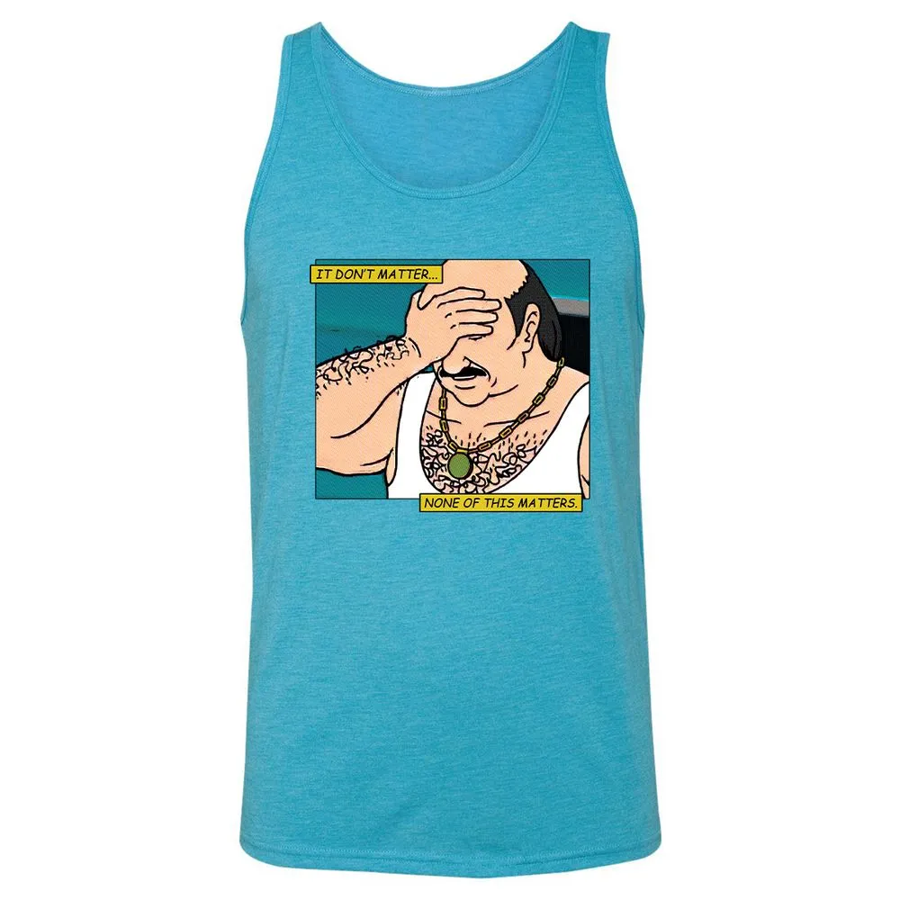Unisex Jersey Tank - 93LKXYP7 - Aqua Triblend - 3