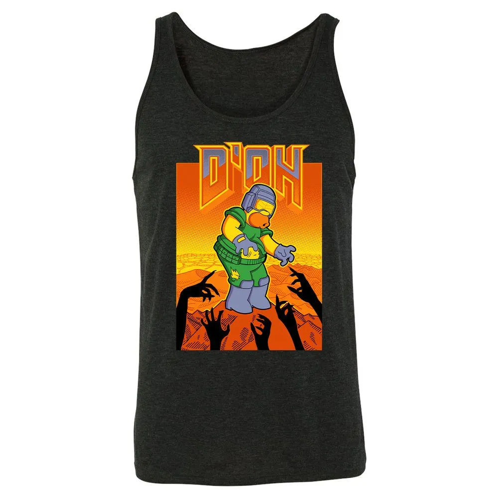 Unisex Jersey Tank - FJX2CH25 - Charcoal Black Triblend - 5