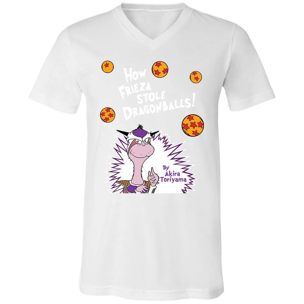 Unisex V-Neck T-Shirt - B6SPVZNU - White - 5