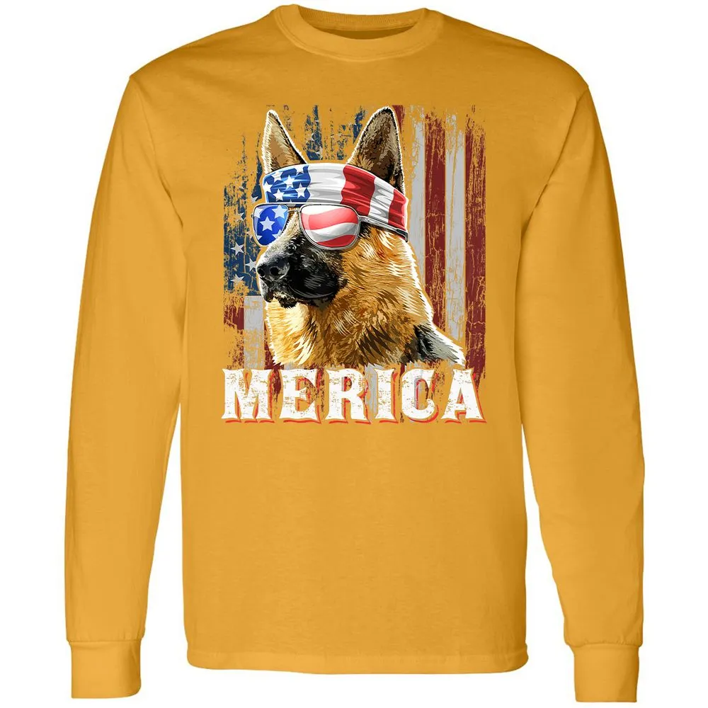Long Sleeve T-Shirt - XJK7NJYM - Gold - 9
