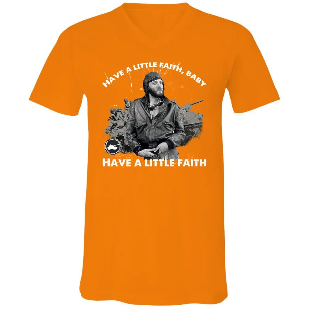 Unisex V-Neck T-Shirt - UGX8D2S4 - Orange - 11