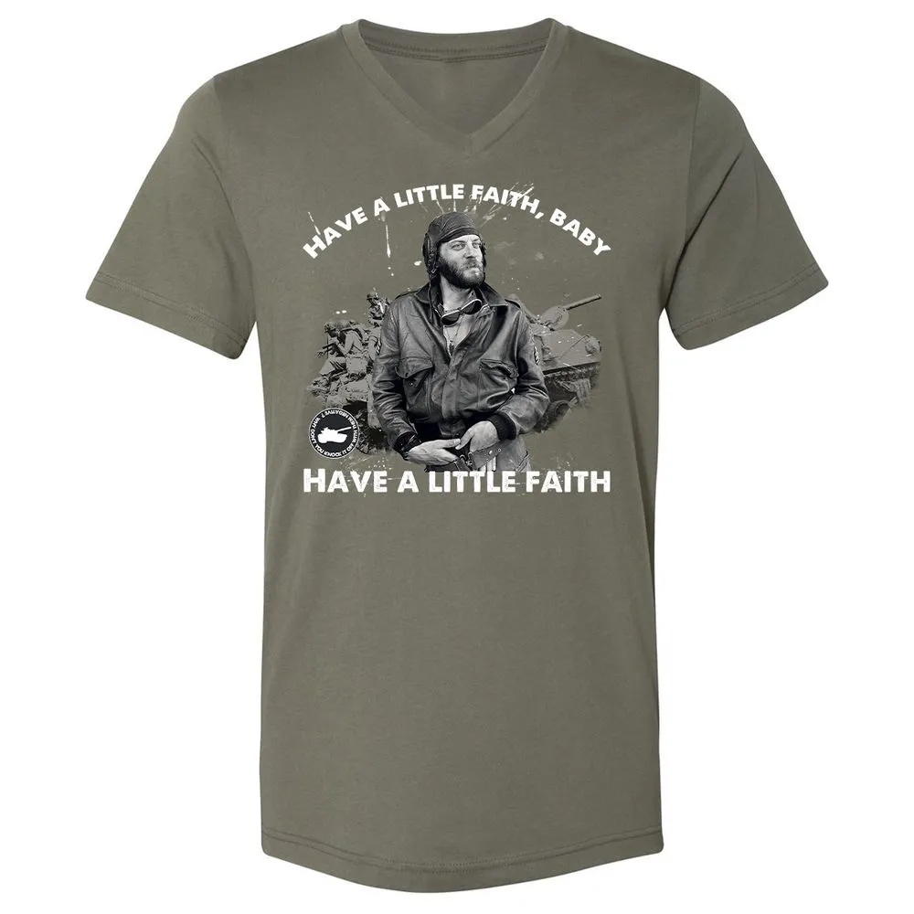 Unisex V-Neck T-Shirt - UGX8D2S4 - Military Green - 10