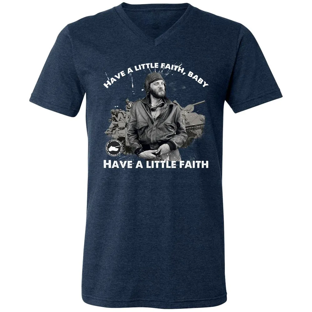 Unisex V-Neck T-Shirt - UGX8D2S4 - Heather Navy - 15