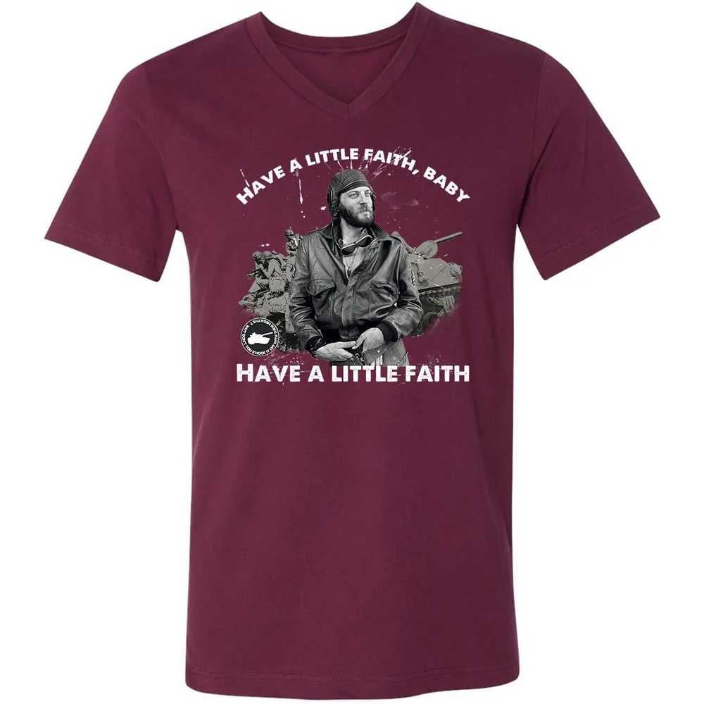 Unisex V-Neck T-Shirt - UGX8D2S4 - Maroon - 6