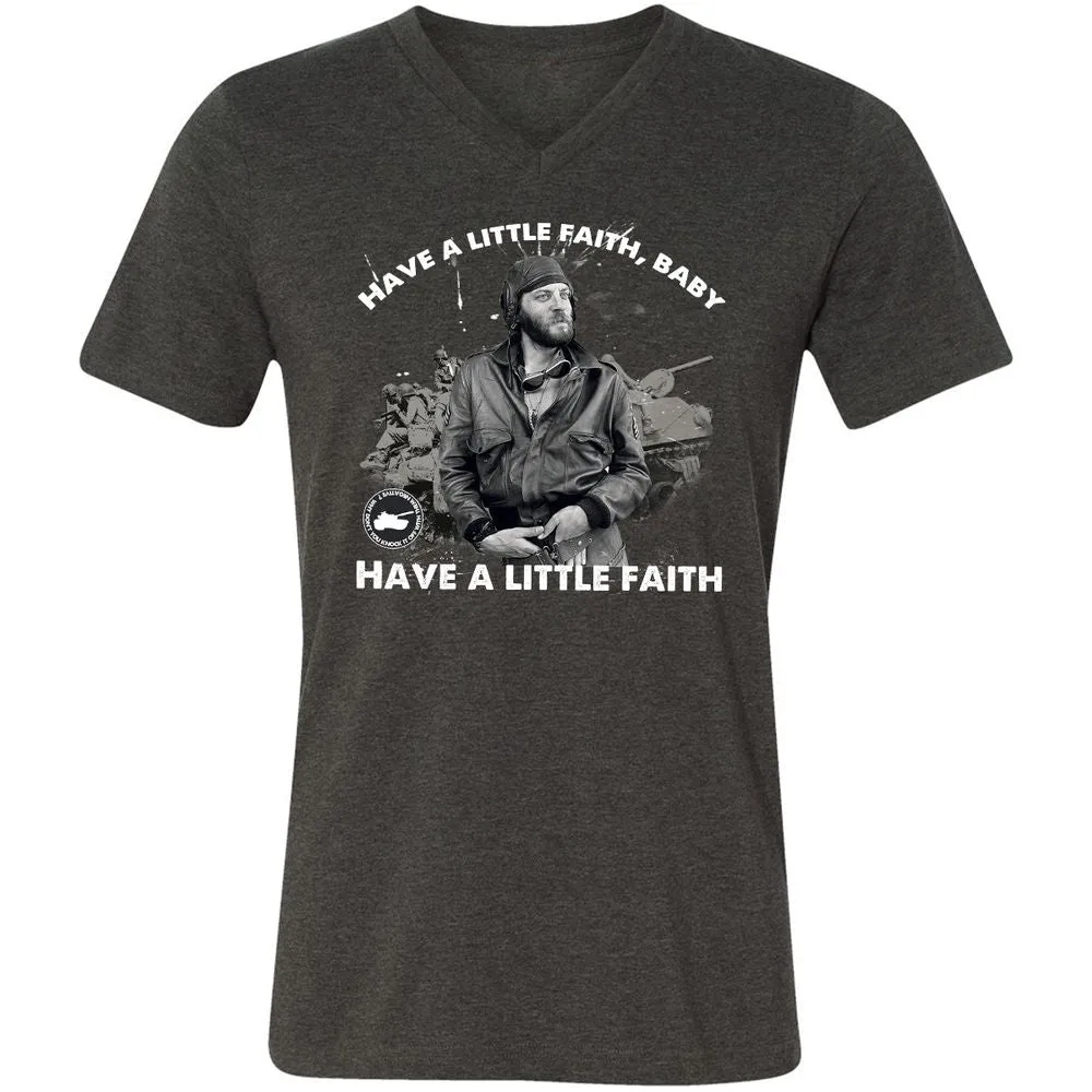 Unisex V-Neck T-Shirt - UGX8D2S4 - Dark Grey Heather - 8