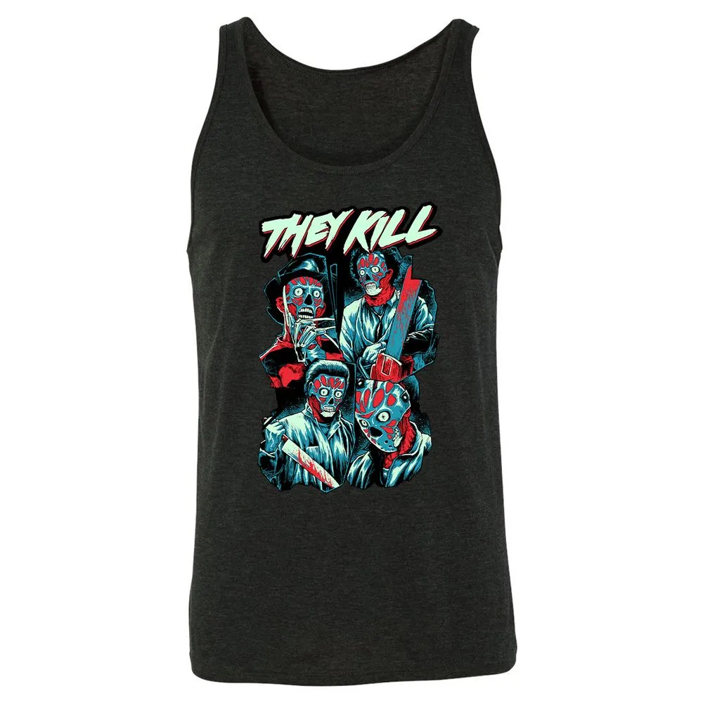 Unisex Jersey Tank - ZX88JPG4 - Charcoal Black Triblend - 5