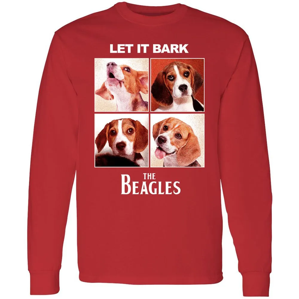 Long Sleeve T-Shirt - Z9A7K6M3 - Red - 14