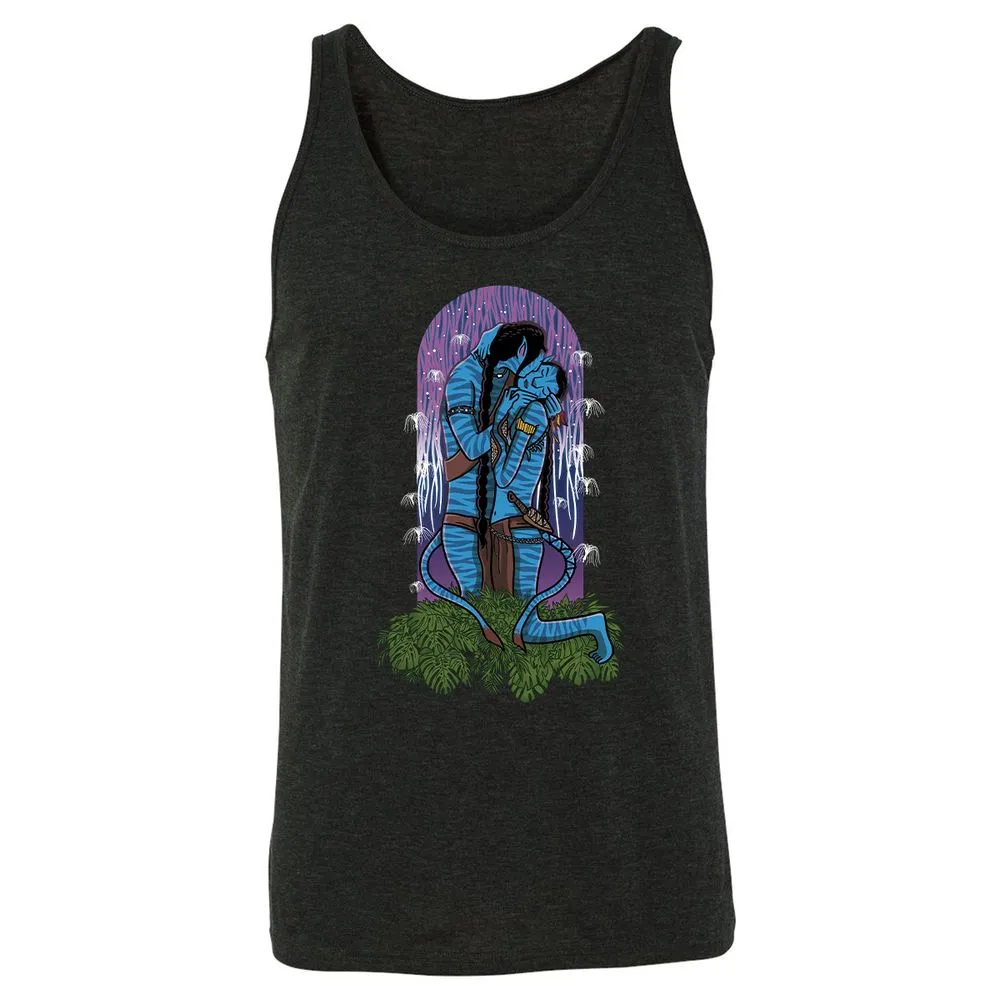 Unisex Jersey Tank - R9AMT274 - Charcoal Black Triblend - 5