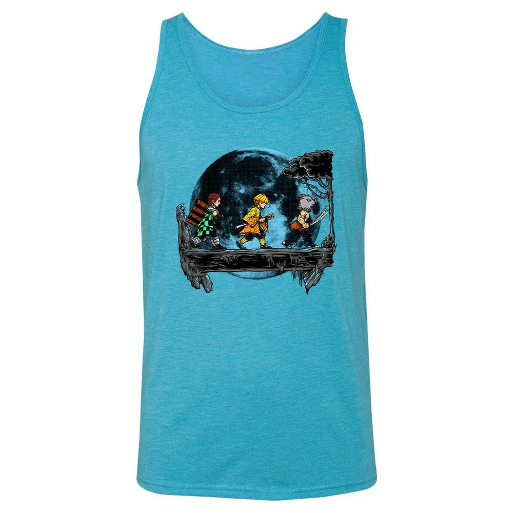 Unisex Jersey Tank - Z6VMHYQ4 - Aqua Triblend - 3