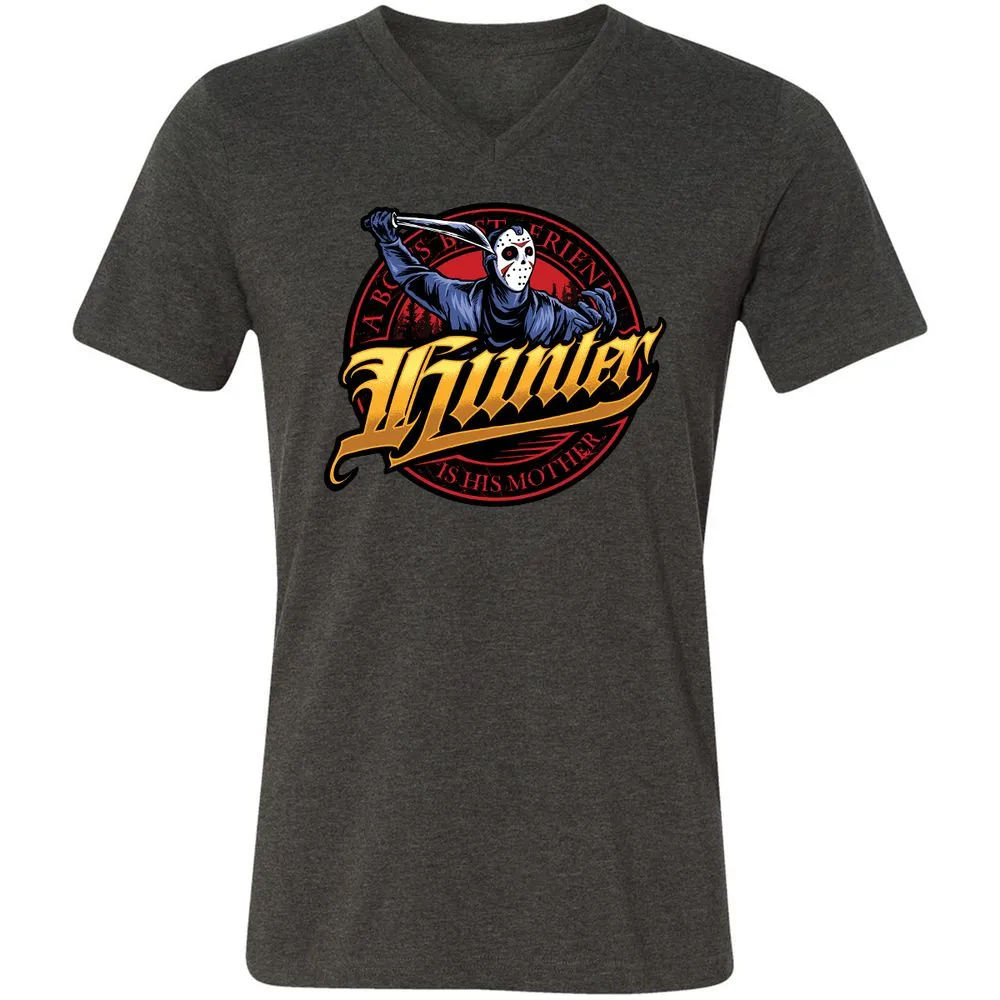 Unisex V-Neck T-Shirt - VP31ZNWY - Dark Grey Heather - 8