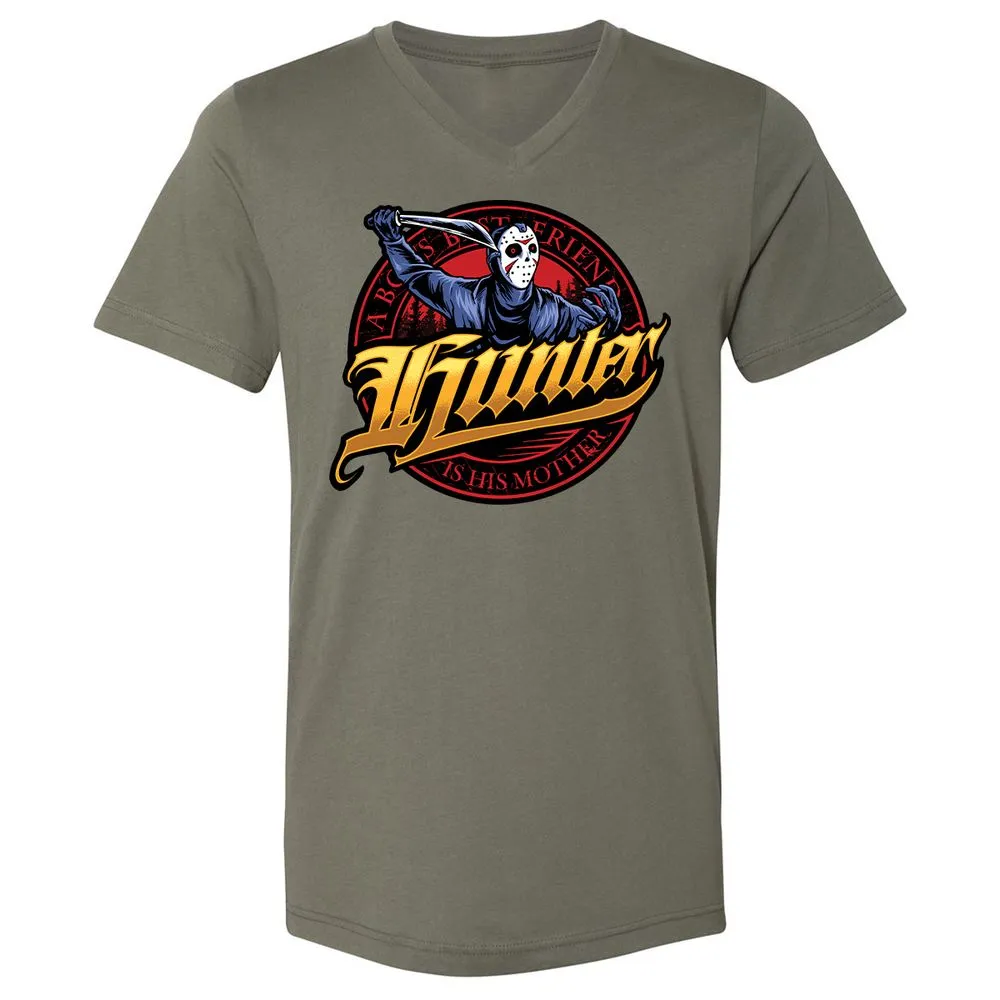 Unisex V-Neck T-Shirt - VP31ZNWY - Military Green - 10
