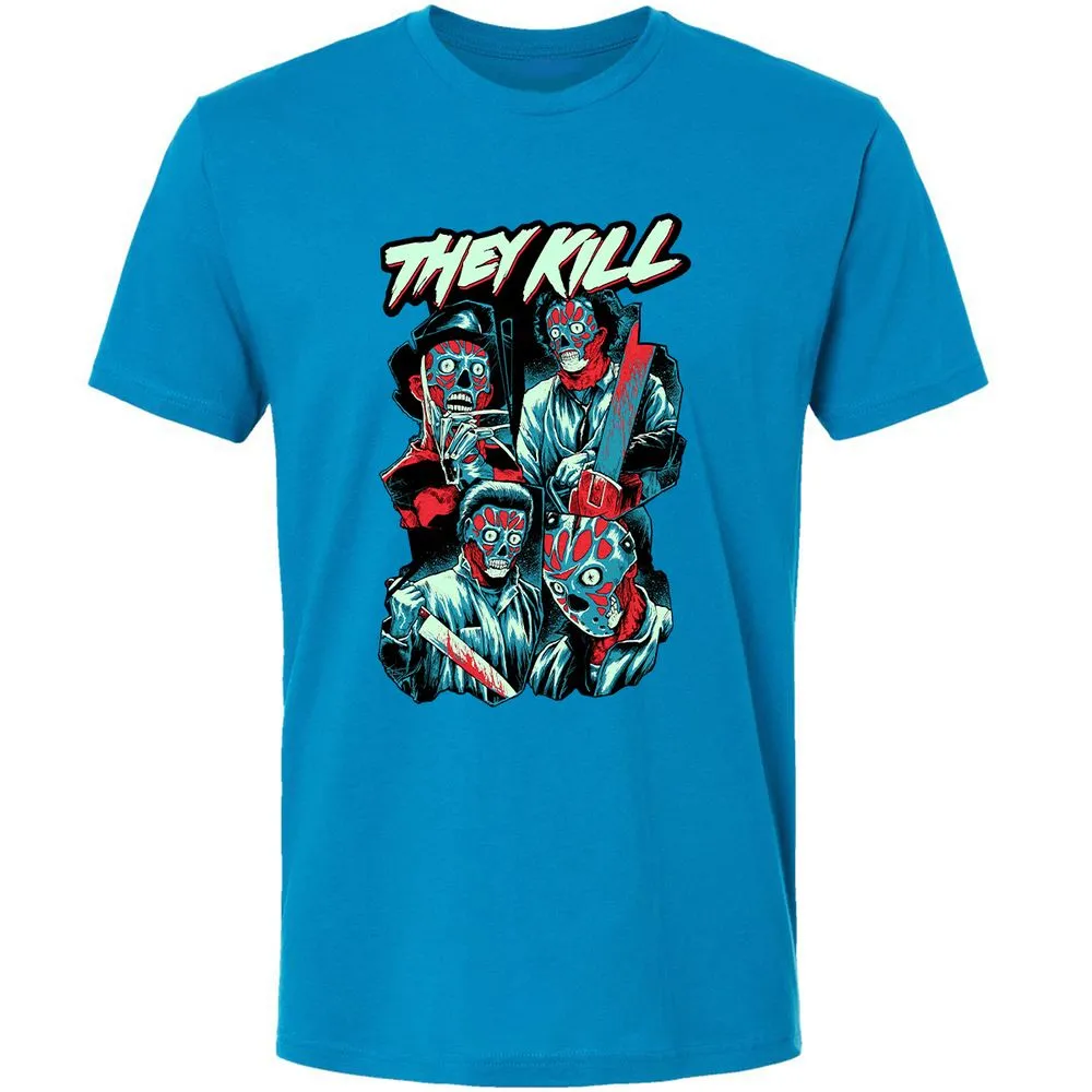 Premium Unisex T-Shirt - L9ND38MN - Turquoise - 16