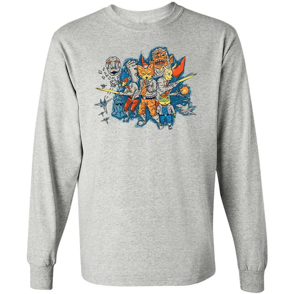 Long Sleeve T-Shirt - ZBWGULX3 - Ash - 7