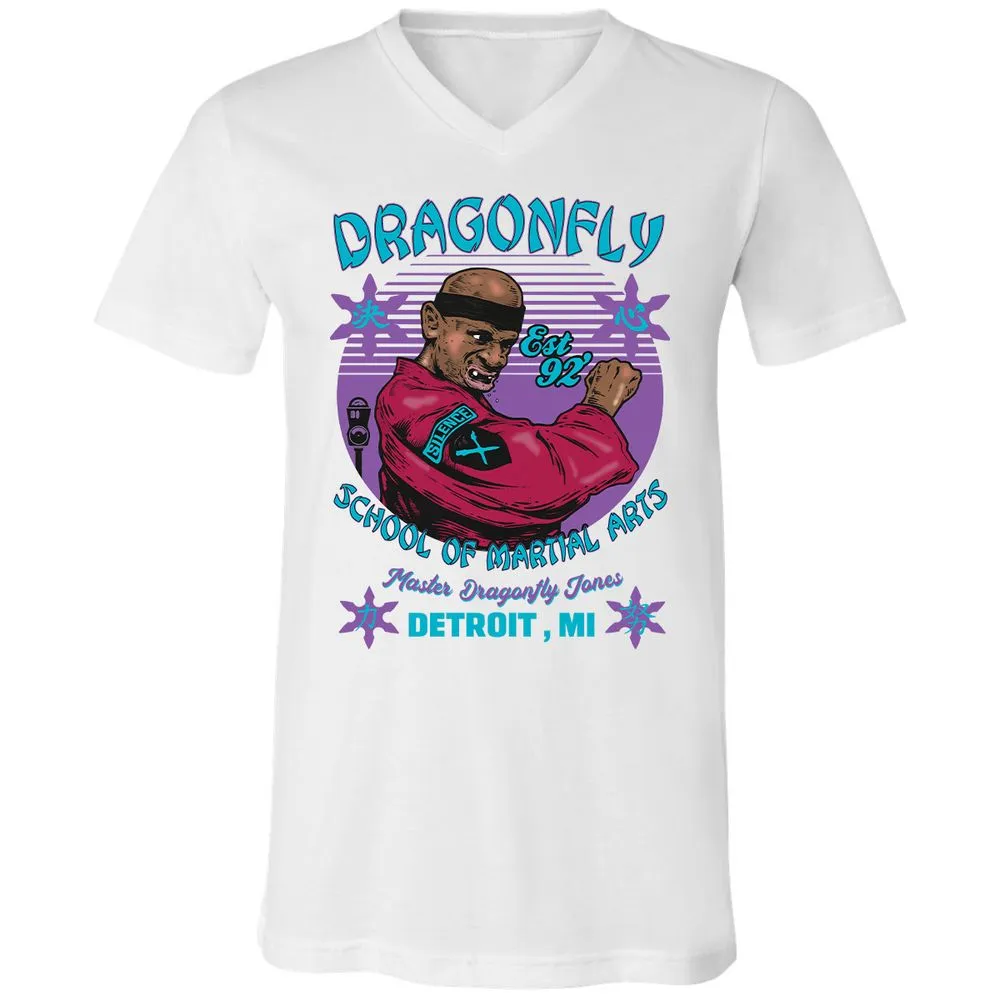 Unisex V-Neck T-Shirt - DVA386JC - White - 5