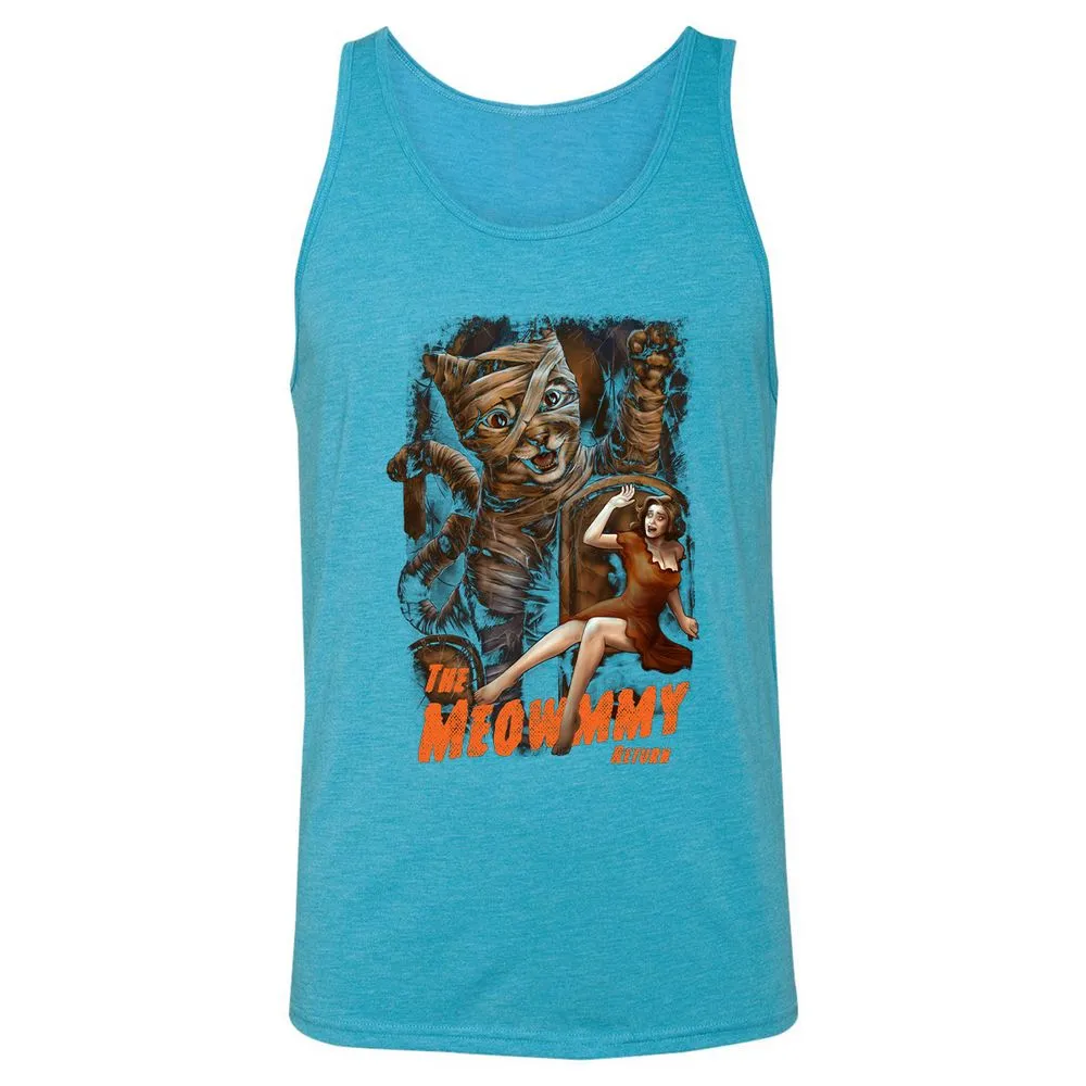 Unisex Jersey Tank - AUVZ3BBL - Aqua Triblend - 3