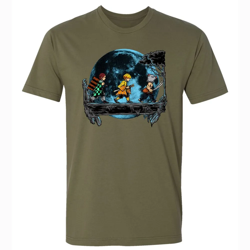 Premium Unisex T-Shirt - YRHCCAT1 - Military Green - 5
