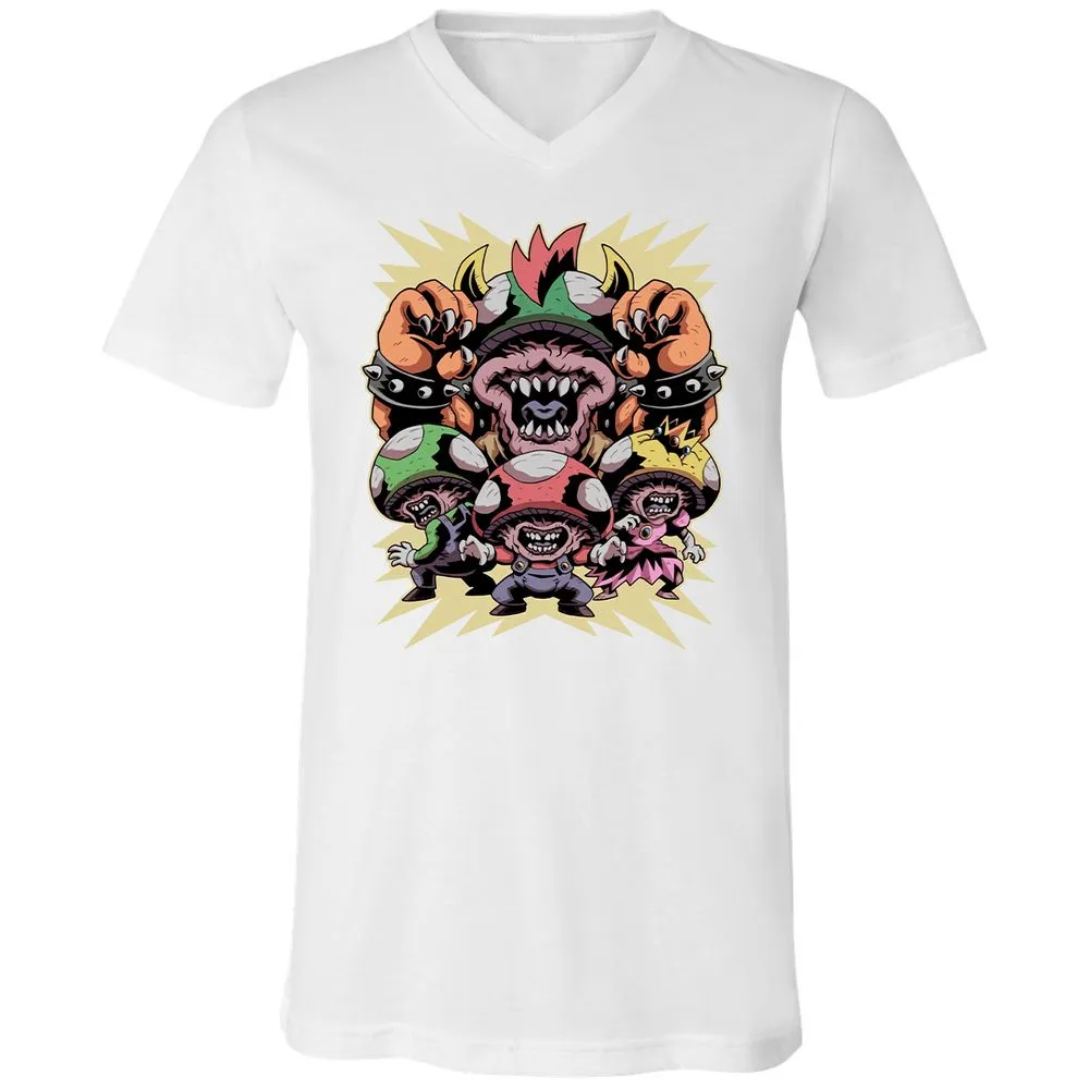 Unisex V-Neck T-Shirt - 65GG824J - White - 5