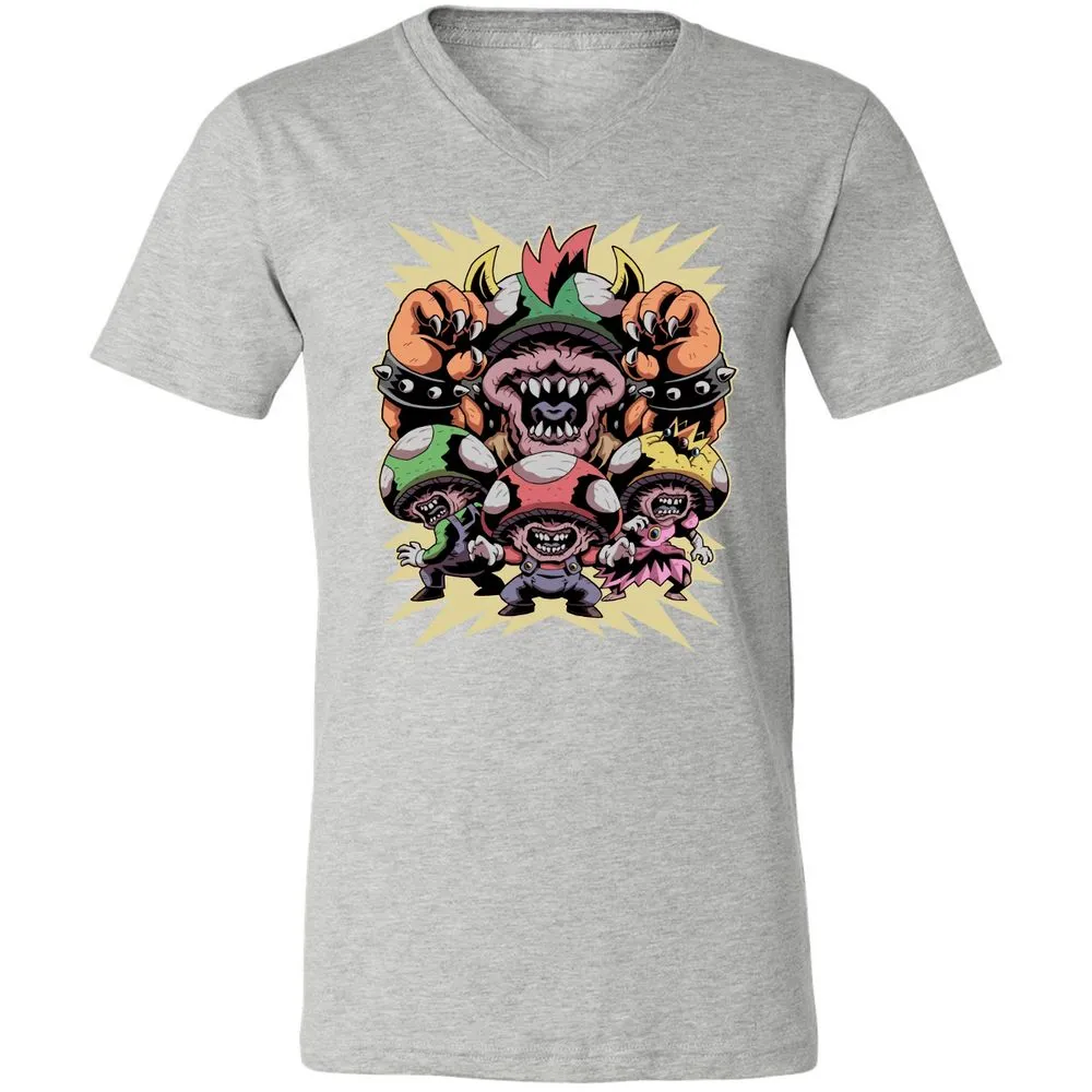 Unisex V-Neck T-Shirt - 65GG824J - Athletic Heather - 7