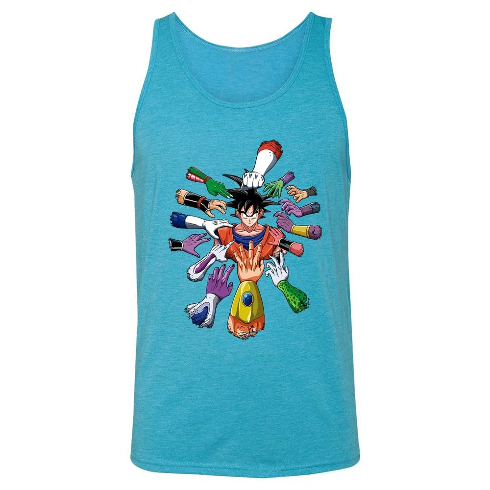 Unisex Jersey Tank - ACTBM738 - Aqua Triblend - 3