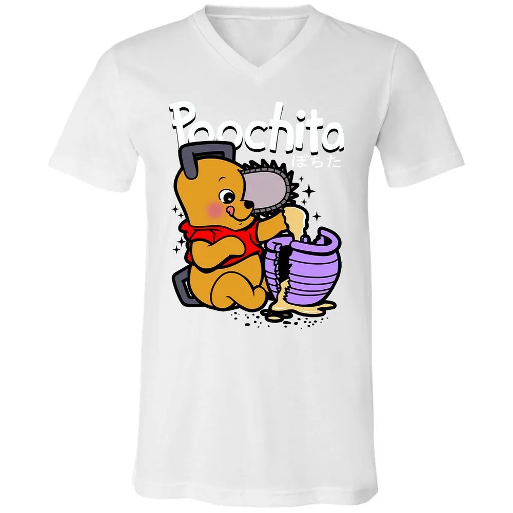 Unisex V-Neck T-Shirt - 56Z7PVWU - White - 5